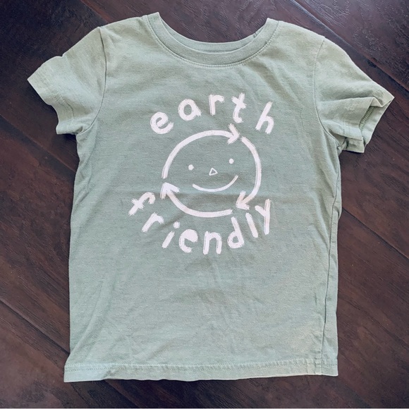 Cat & Jack Other - 🌟 Cat & Jack Toddler Boy's 'Earth Friendly' Emoji Earth Day Graphic T-Shirt